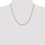 10K Yellow Gold 3mm Open Concave Curb Chain - 20 in.