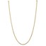 10K Yellow Gold 3mm Open Concave Curb Chain - 20 in.