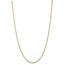 10K Yellow Gold 3mm Open Concave Curb Chain - 20 in.