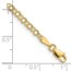 10K Yellow Gold 3mm Solid Double Link Charm Bracelet - 5.5 mm