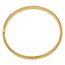 10K Yellow Gold 4/16 Florentine Bangle Bracelet - 7 in.