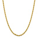10k Yellow Gold 4.25 mm Semi-Solid Rope Chain - 16 in.