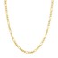10K Yellow Gold 4.5 mm Concave Figaro Chain - 22in.