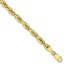 10k Yellow Gold 4.75 mm Semi-Solid Rope Chain - 8 in.
