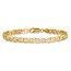 10K Yellow Gold 4.75mm Semi-Solid Anchor Chain - 8 in.