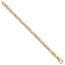 10K Yellow Gold 4.8mm Hand Fancy Link Chain - 7 in.