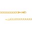 10K Yellow Gold 4.9 mm Concave Curb Chain - 8in.