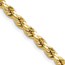 10K Yellow Gold 4mm Semi-solid D/C Rope Chain - 26 in.
