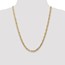10K Yellow Gold 5.25mm Concave Anchor Chain - 24 in.