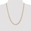 10K Yellow Gold 5.25mm Open Concave Curb Chain - 24 in.