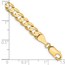 10K Yellow Gold 5.25mm Open Concave Curb Chain - 7 in.