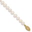 10K Yellow Gold 5-6mm White Cultured Pearl Necklace - 20 in.