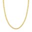 10K Yellow Gold 5.8 mm Concave Cuban Chain w - 20in.