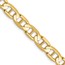 10K Yellow Gold 6.25mm Concave Anchor Chain - 24 in.