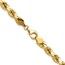 10K Yellow Gold 6.5mm Semi-solid D/C Rope Chain - 22 in.
