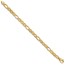 10K Yellow Gold 6.5mm Solid Flat Anchor Chain - 7.25 in.