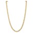 10K Yellow Gold 6.75mm Open Concave Curb Chain - 22 in.