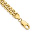 10K Yellow Gold 6.75mm Solid Miami Cuban Chain - 8.5 in.