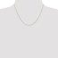 10K Yellow Gold .6 mm Carded Cable Rope Chain - 18 in.