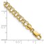 10K Yellow Gold 7in 4.75mm Solid Charm Bracelet - 7 mm
