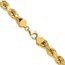 10K Yellow Gold 8.0mm Semi-solid D/C Rope Chain - 20 in.