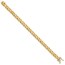 10K Yellow Gold 8.3mm Rounded Curb Link Bracelet - 8 in.