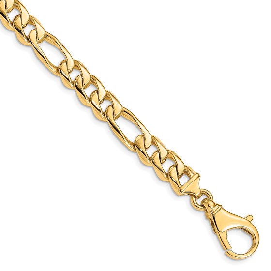 10K Yellow Gold 8.5mm Fancy Link Bracelet - 8 in. 10K Yellow Gold 8.5mm Fancy Link Bracelet - 8 in.