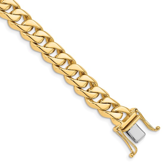 10K Yellow Gold 8.5mm Traditional Link Chain - 8 in.
