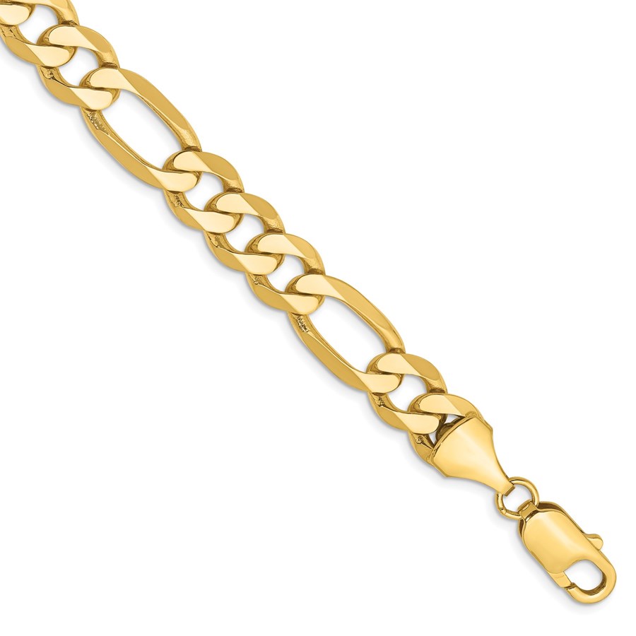 Yellow gold figaro chain Clearance