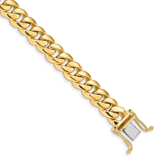 10K Yellow Gold 8.7mm Miami Cuban Chain Link Bracelet - 8.25 in. 10K Yellow Gold 8.7mm Miami Cuban Chain Link Bracelet - 8.25 in.
