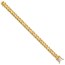 10K Yellow Gold 9.6mm Rounded Curb Link Bracelet - 9 in.