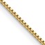 10K Yellow Gold .95mm Box Chain - 20 in.