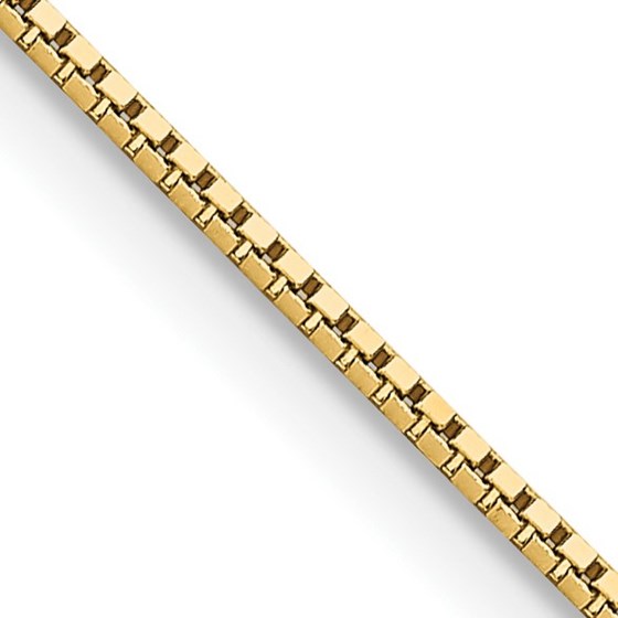 10K Yellow Gold .95mm Box Chain - 20 in. 10K Yellow Gold .95mm Box Chain - 20 in.