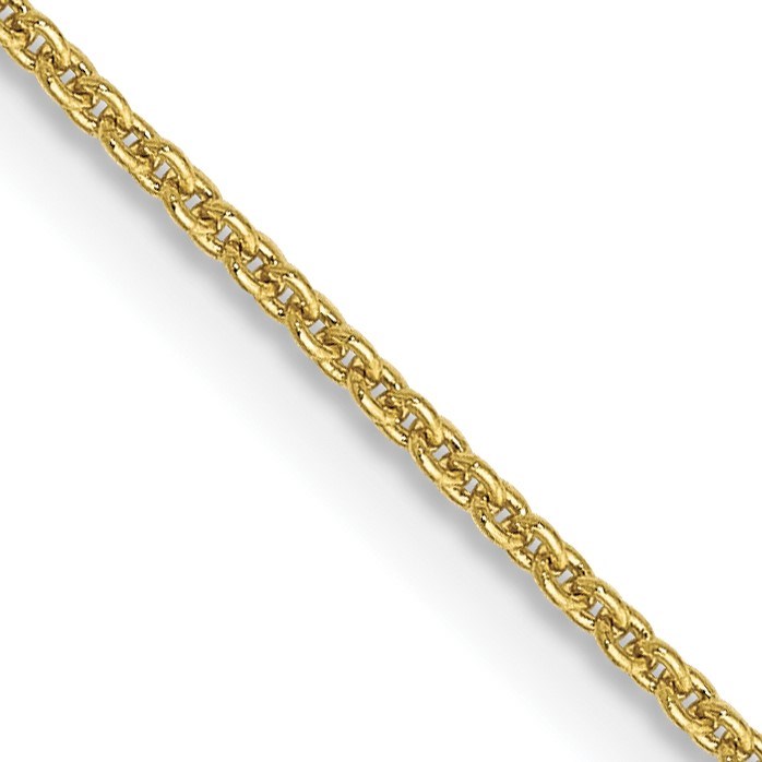 10K Yellow Gold .9mm Cable Chain - 22 in.