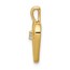 10K Yellow Gold AA .03ct. Diamond Heart Pendant