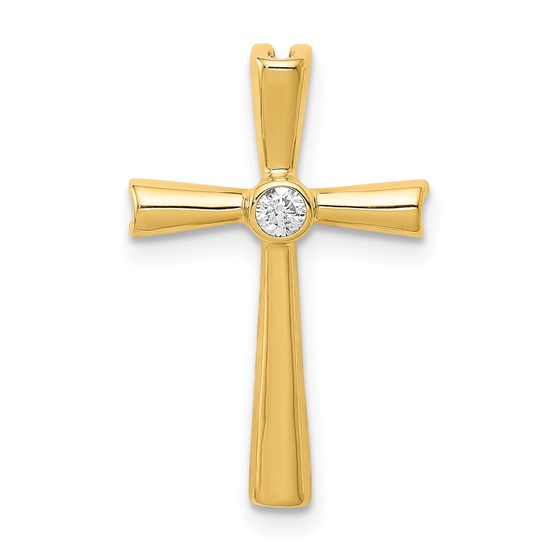 10K Yellow Gold Cross Pendant Mounting - 20.5 in. 10K Yellow Gold Cross Pendant Mounting - 20.5 in.