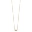 10K Yellow Gold CZ Evil Eye Necklace - 18.5 in.