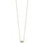 10K Yellow Gold CZ Evil Eye Necklace - 18.5 in.