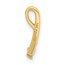 10K Yellow Gold CZ Fancy Chain Slide - 12.8 mm