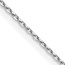 10K Yellow Gold D/C Cable with Lobster Clasp Chain - 18 in.