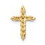10K Yellow Gold Diamond Cross Pendant Mounting - 14.75 in.