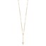 10K Yellow Gold Diamond-cut Semi-solid Rosary Necklace - 24 in.