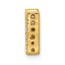 10K Yellow Gold Diamond Letter M Initial Charm - 10.84 mm