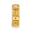 10K Yellow Gold Diamond Letter S Initial Charm - 11.2 mm