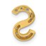 10K Yellow Gold Diamond Letter S Initial Charm - 11.2 mm