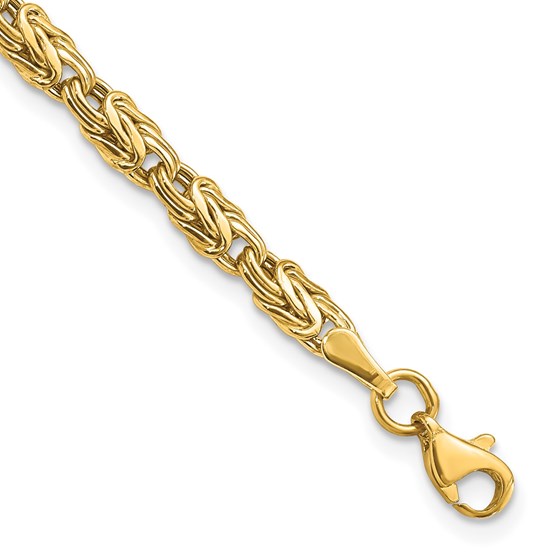 10K Yellow Gold Gold Fancy Bracelet - 7.5 in. 10K Yellow Gold Gold Fancy Bracelet - 7.5 in.