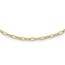 10K Yellow Gold Oval Link 18Necklace - 18 in.