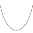 10K Yellow Gold Rose Gold .9mm Box Chain - 18 in.