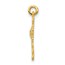 10K Yellow Gold Small .01ct. Diamond Cross Charm