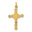 10K Yellow Gold Small .01ct. Diamond Cross Charm